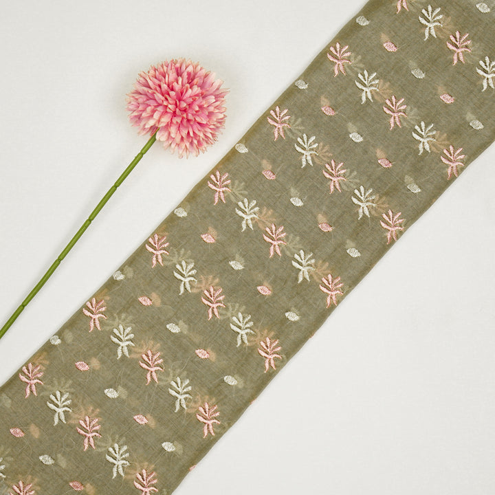 Smita Buti on Mouse Cotton Silk Embroidered Fabric