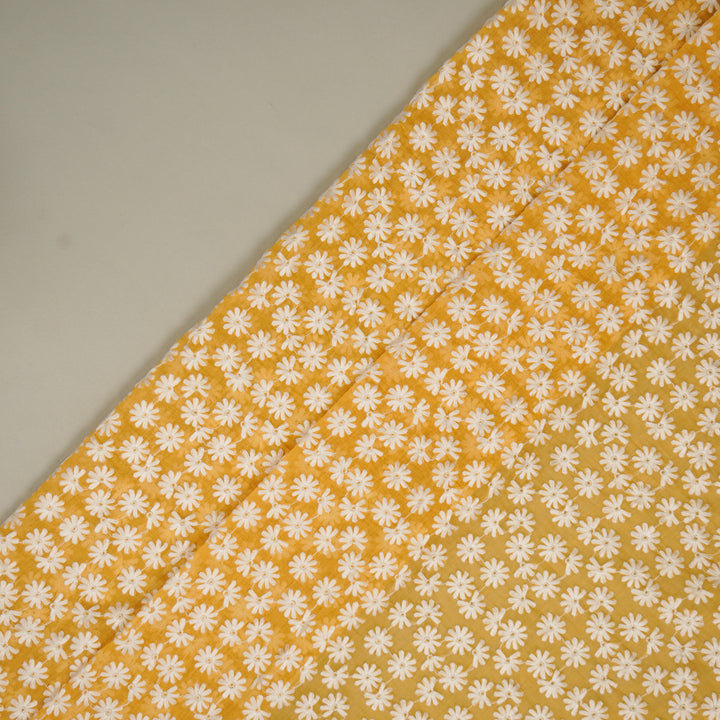 Ruhin Buti on Mango Cotton Silk Embroidered Fabric