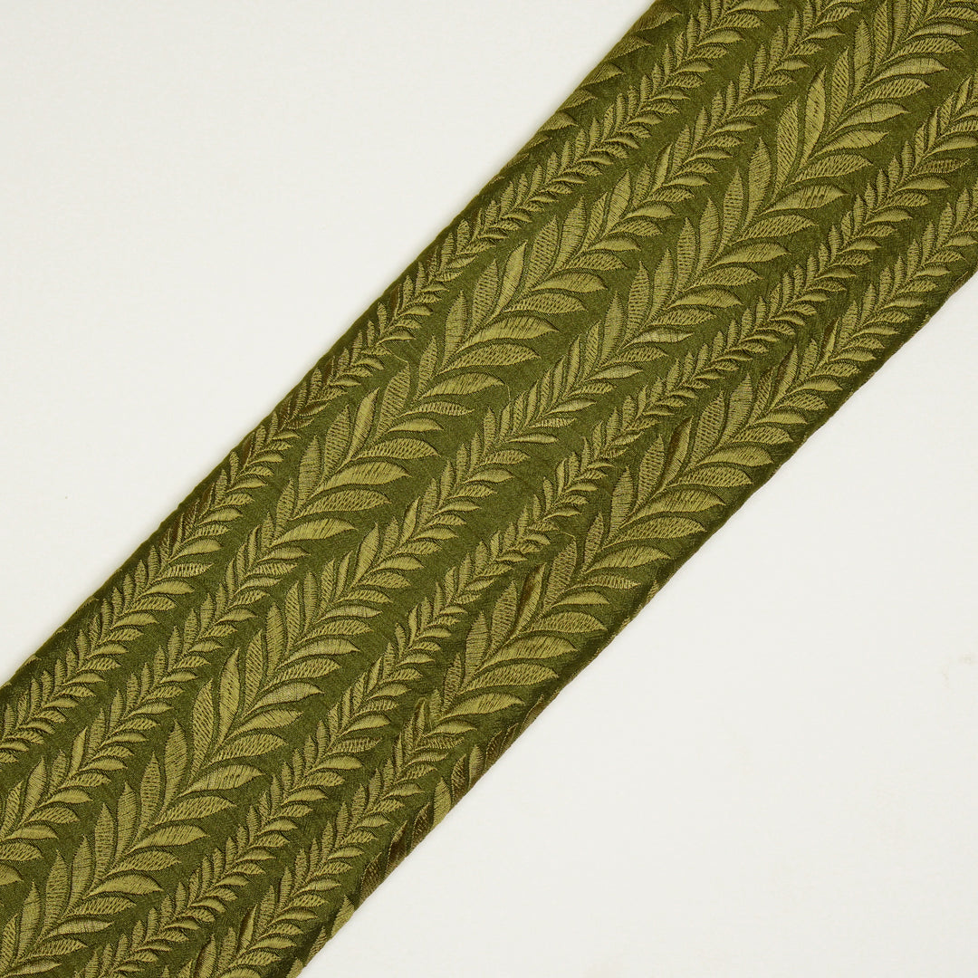 Zeena Jaal on Olive Dola Silk Embroidered Fabric