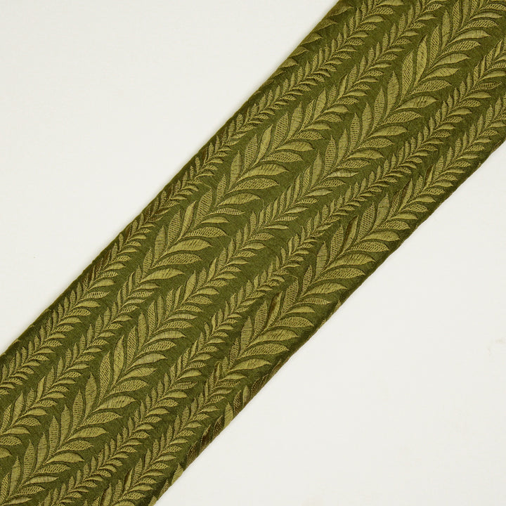 Zeena Jaal on Olive Dola Silk Embroidered Fabric