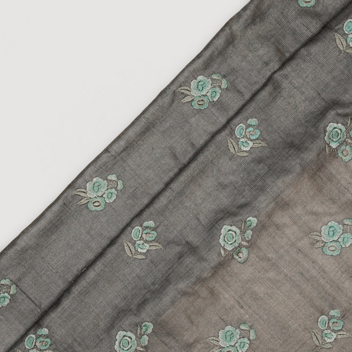 Atifa Buti on Charcoal Tussar Silk