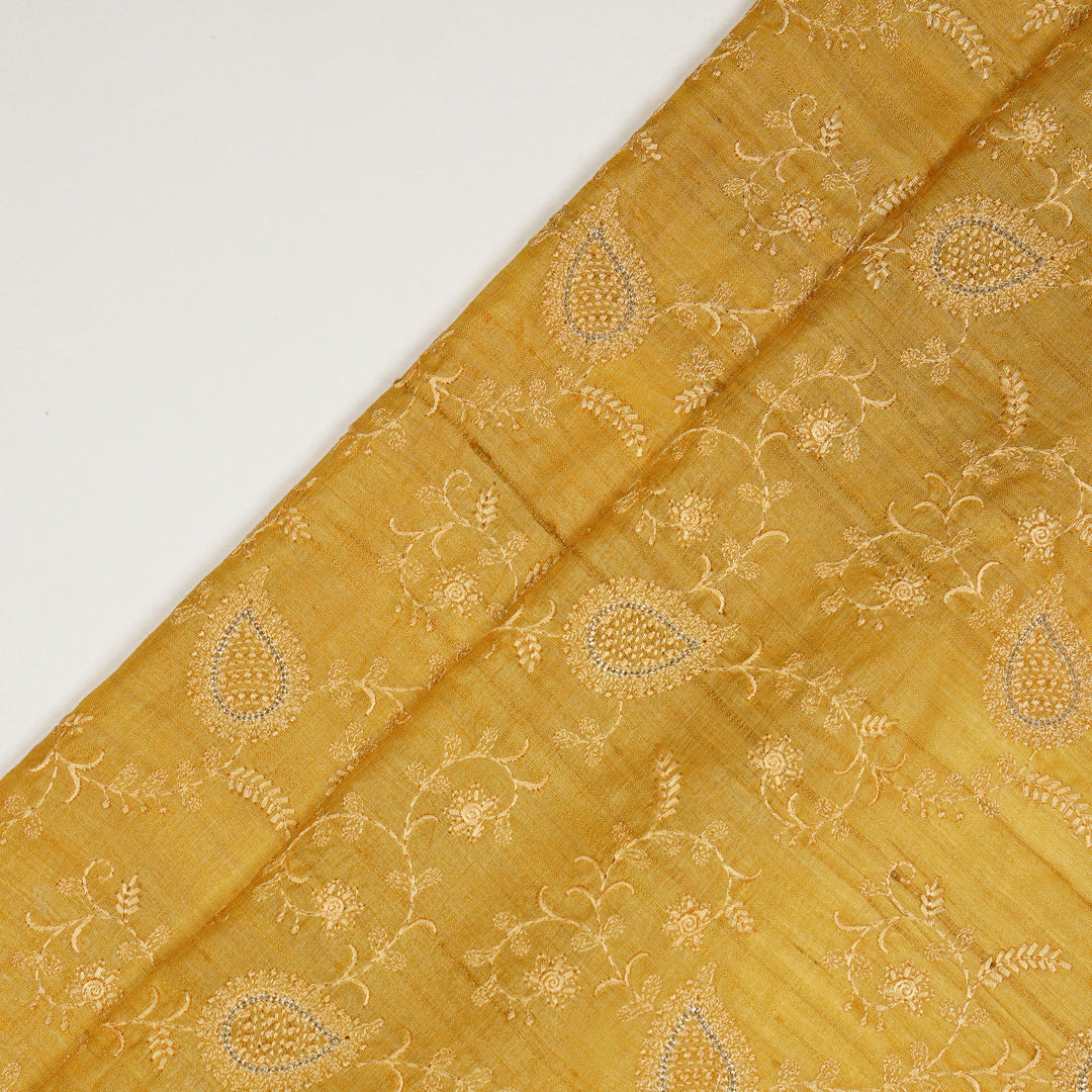 Salma Jaal on Gold Tussar Silk