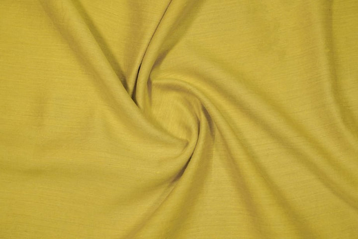 Yellow Colour Plain Munga Silk - Zarinama