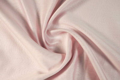 Baby Pink Plain Silk Chanderi- Zarinama