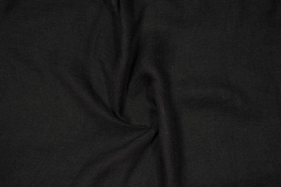 Black Plain Linen Gauge - Zarinama