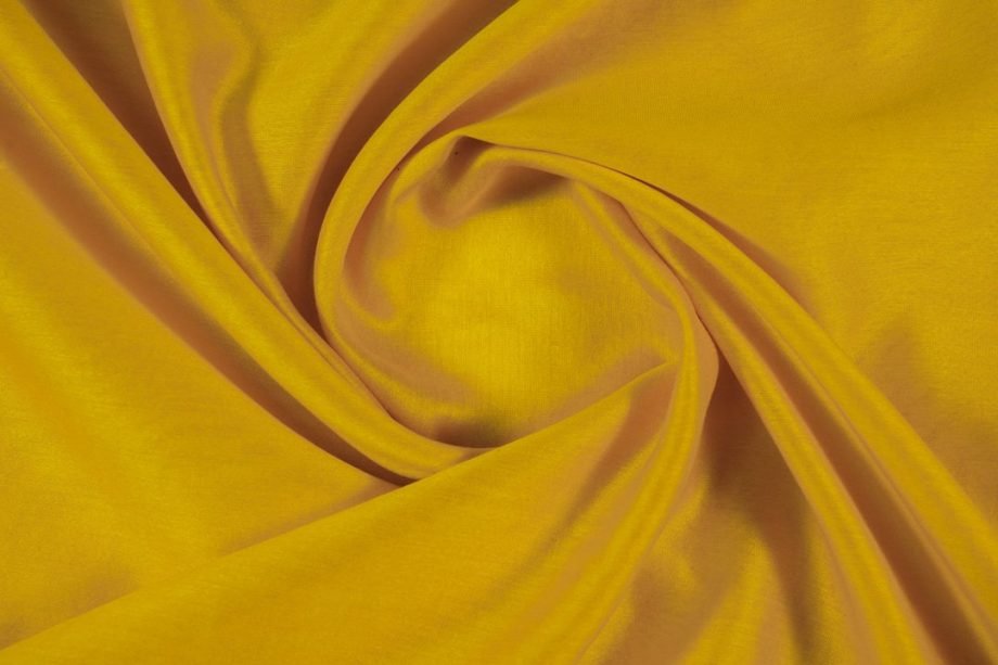 Chrome Yellow Plain Silk Chanderi- Zarinama