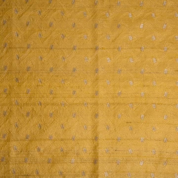 Kaifi Jaal on Gold Tussar Silk