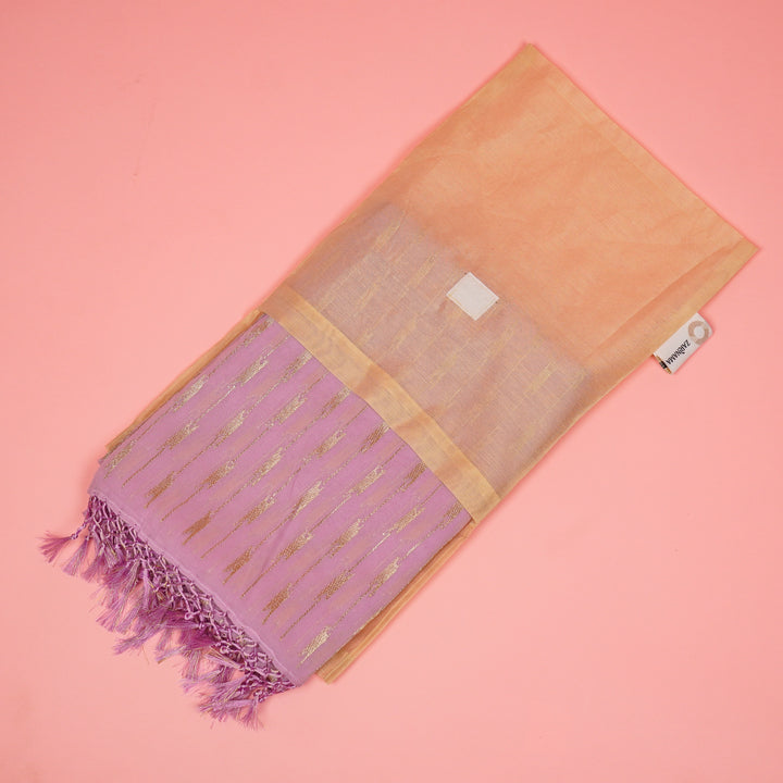 Abia Embroidered Dupatta on Lilac Georgette