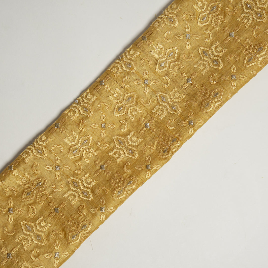 Asher Jaal on Gold Tussar Silk