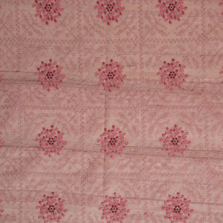 Zara Jaal on Dusky Pink Tussar Silk