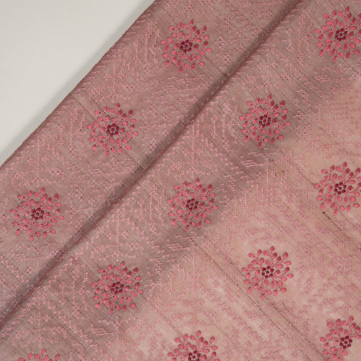 Zara Jaal on Dusky Pink Tussar Silk