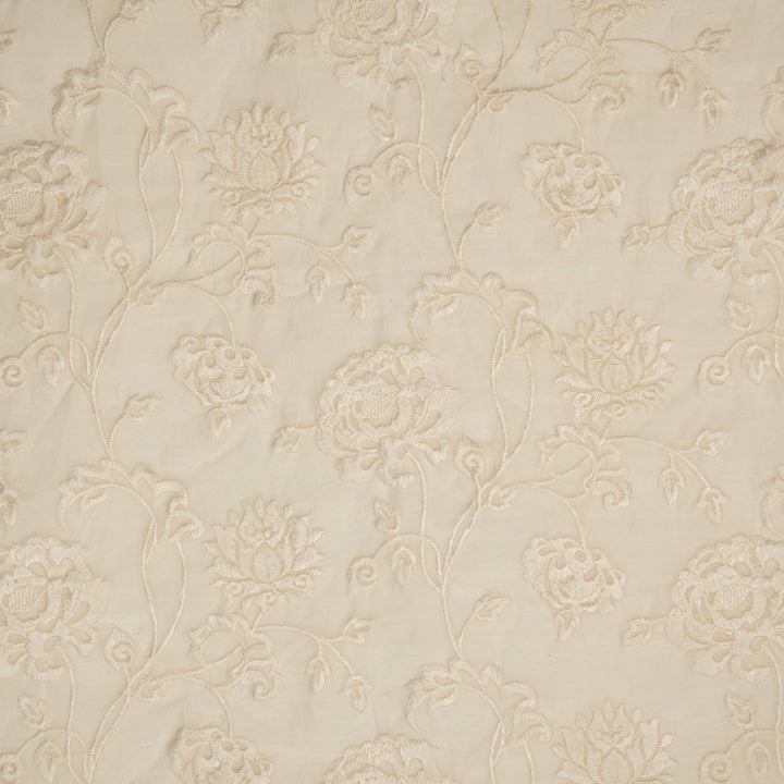Bani Jaal on Ivory Cotton Silk