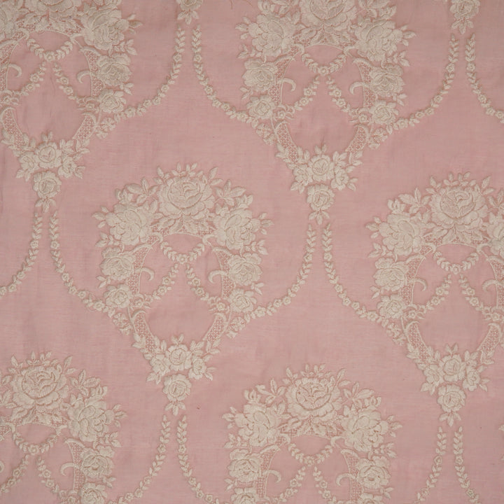 Bhaavya Jaal on Pink Cotton Silk
