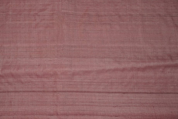 Dusky Pink Colour Plain Tussar Silk -Zarinama