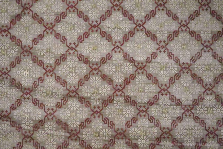 Swara On Onion Self Tussar Silk-Zarinama