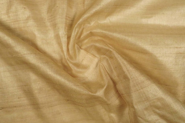 Natural Colour Plain Tussar Silk