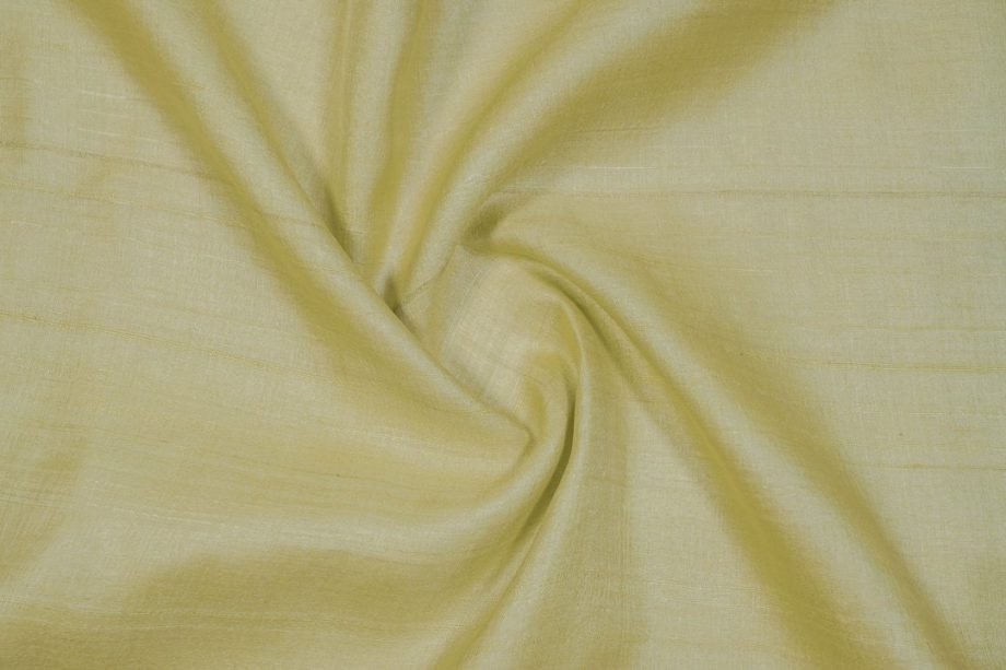 Light Olive Colour Plain Tussar Silk -Zarinama