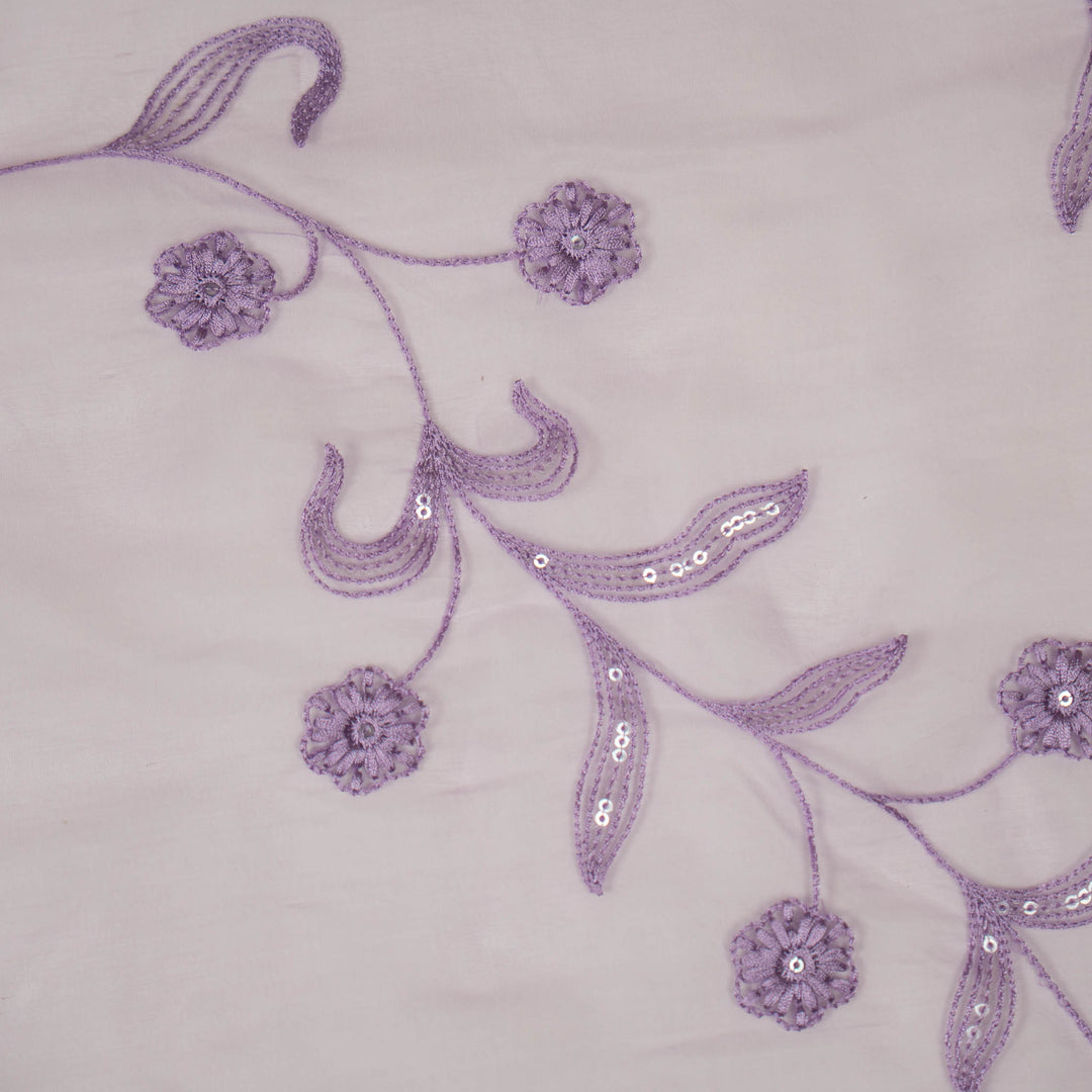 Navya Jaal on Lilac Silk Organza