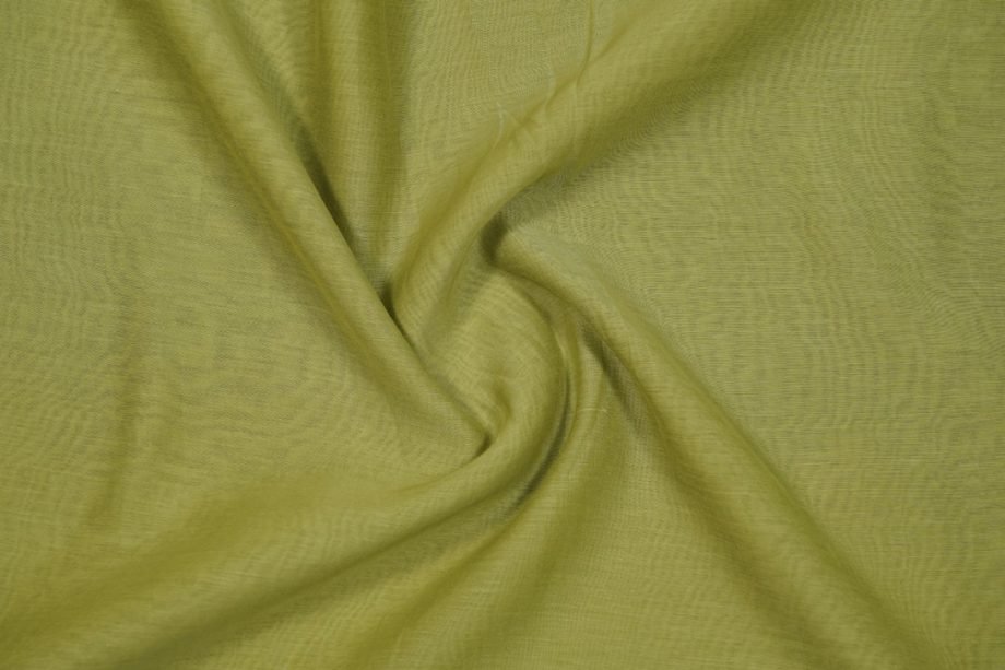 Olive Green Plain Cotton Silk - Zarinama